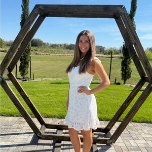 White Lace Midi Dress – Size M | Wild Fable (Target)